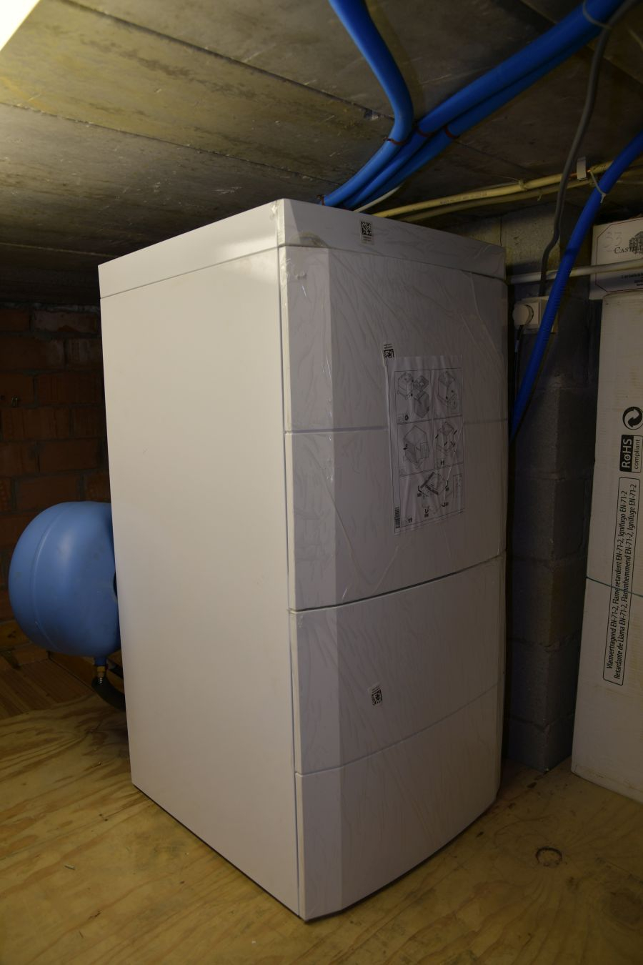 boiler met een warmtewisselaar